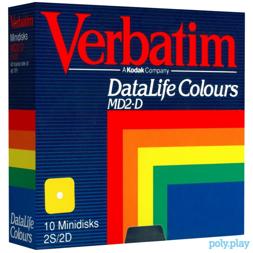Verbatim DataLife Colors MD2-D 10 Minidisks